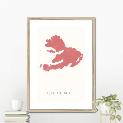 Mull -  Framed & Mounted Map