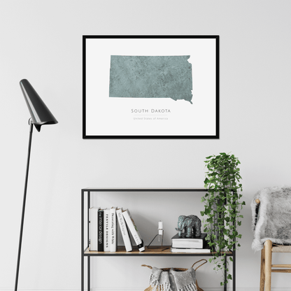 South Dakota -  Framed & Mounted Map