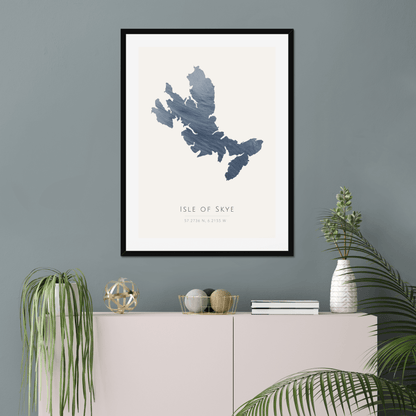 Isle of Skye -  Framed & Mounted Map