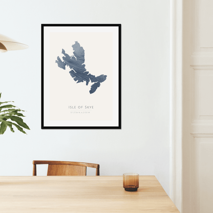 Isle of Skye -  Framed & Mounted Map