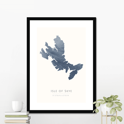 Isle of Skye -  Framed & Mounted Map