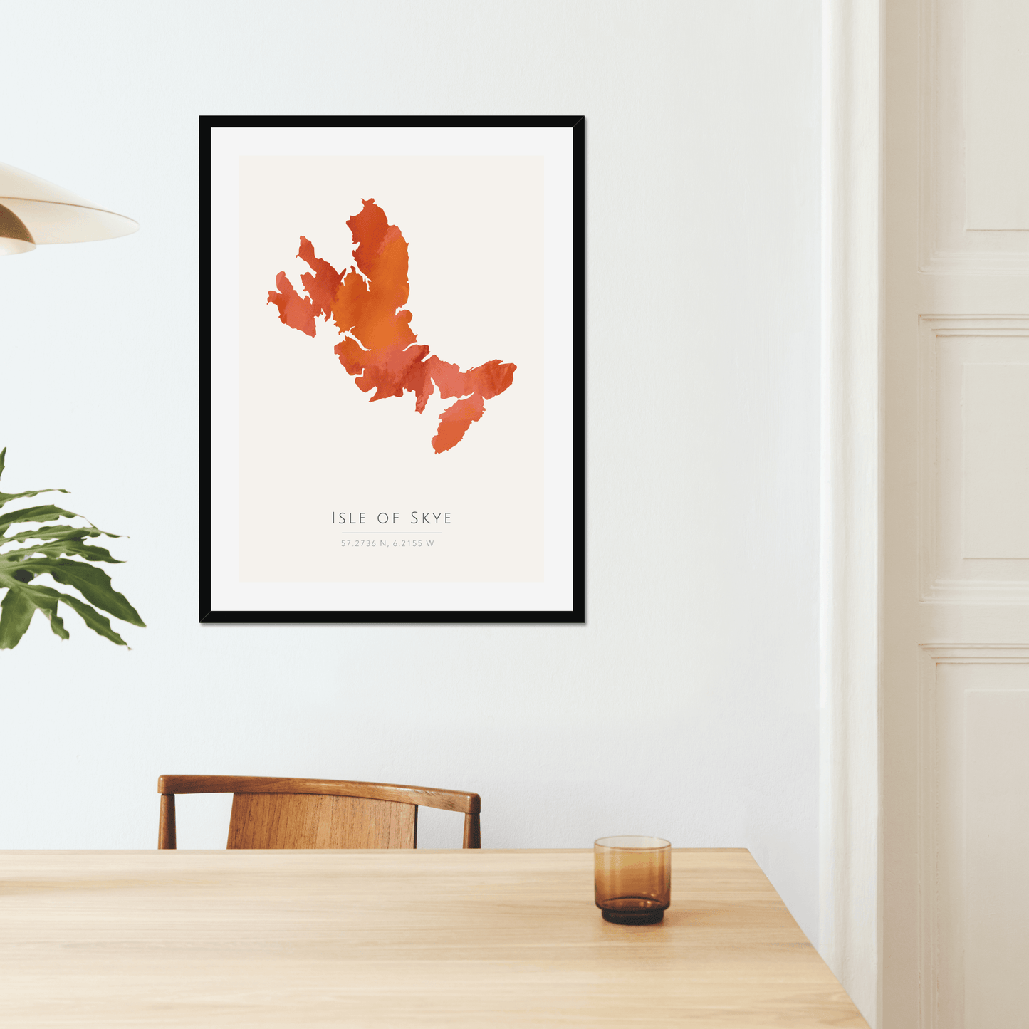 Isle of Skye -  Framed & Mounted Map