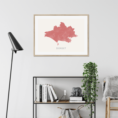 Dorset -  Framed & Mounted Map