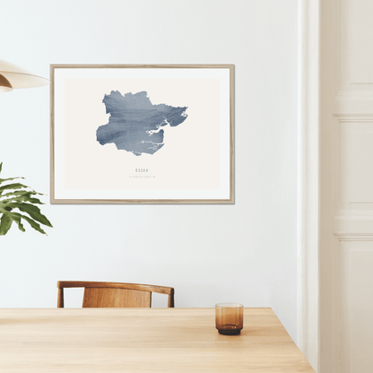 Essex -  Framed & Mounted Map