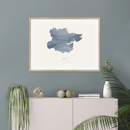 Essex -  Framed & Mounted Map