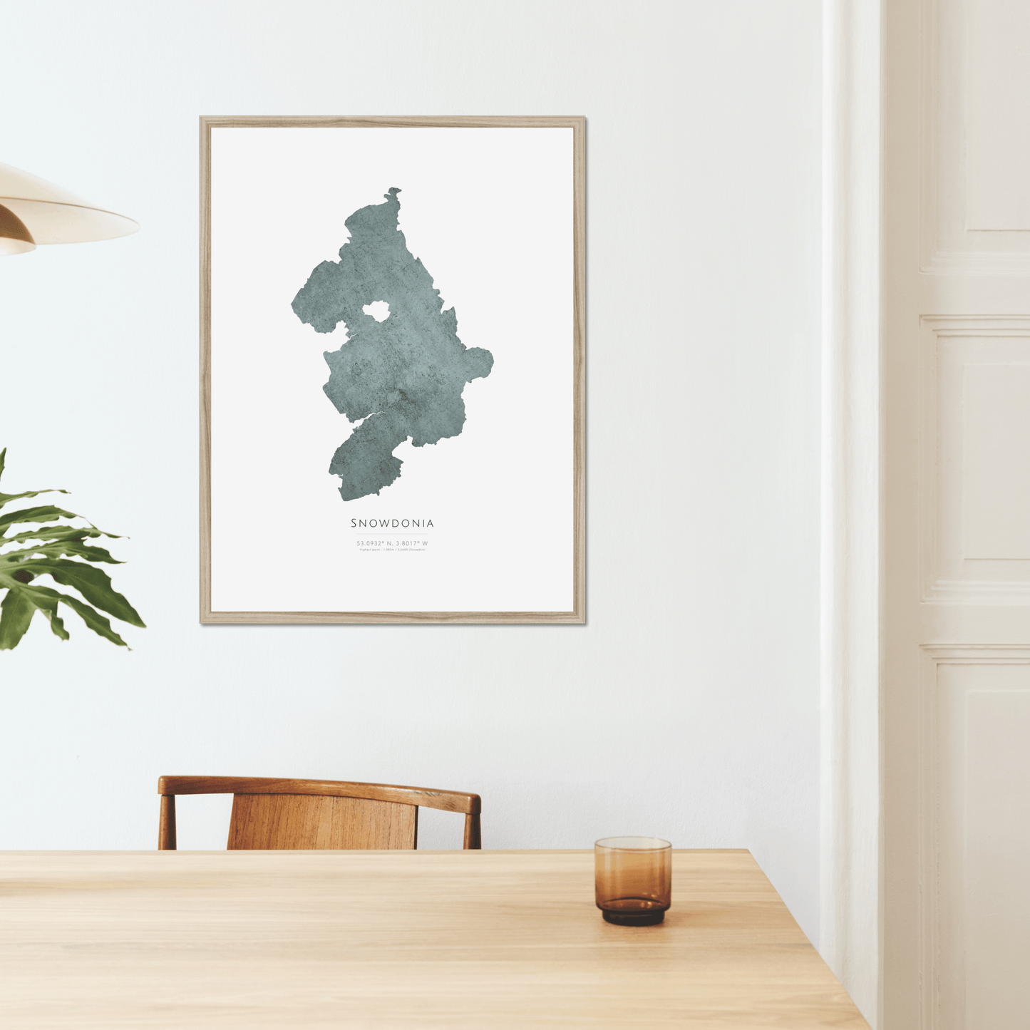 Map of Snowdonia -  Fine Art Print