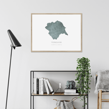 Yorkshire -  Framed & Mounted Map