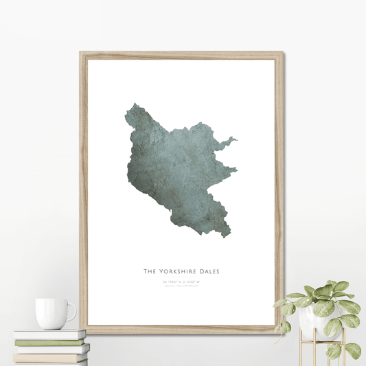 Yorkshire Dales -  Framed & Mounted Map