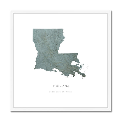 Louisiana -  Framed & Mounted Map