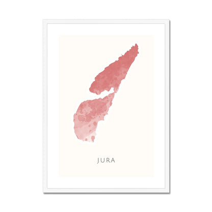 Jura -  Framed & Mounted Map