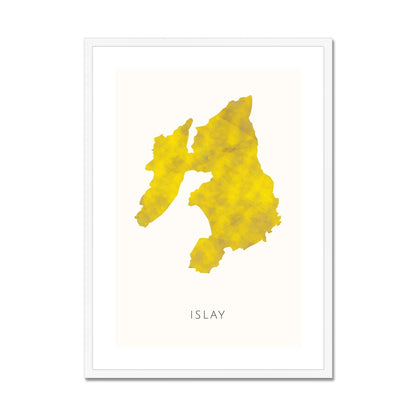 Islay -  Framed & Mounted Map