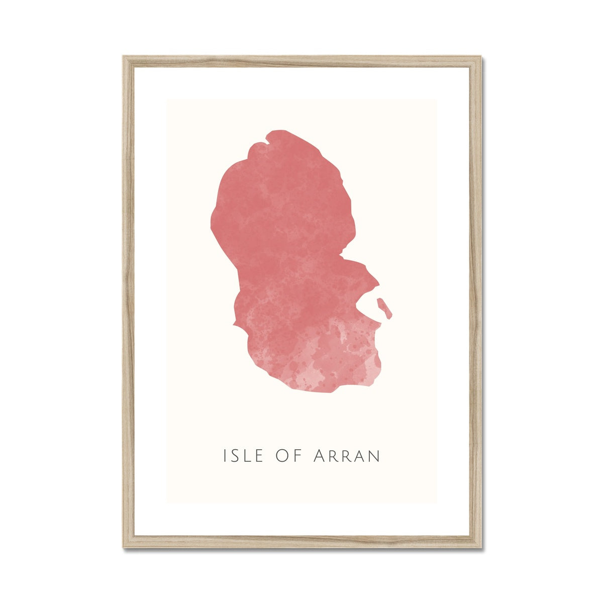 Arran -  Framed & Mounted Map
