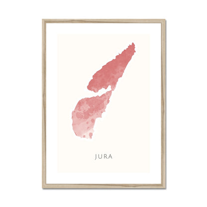 Jura -  Framed & Mounted Map