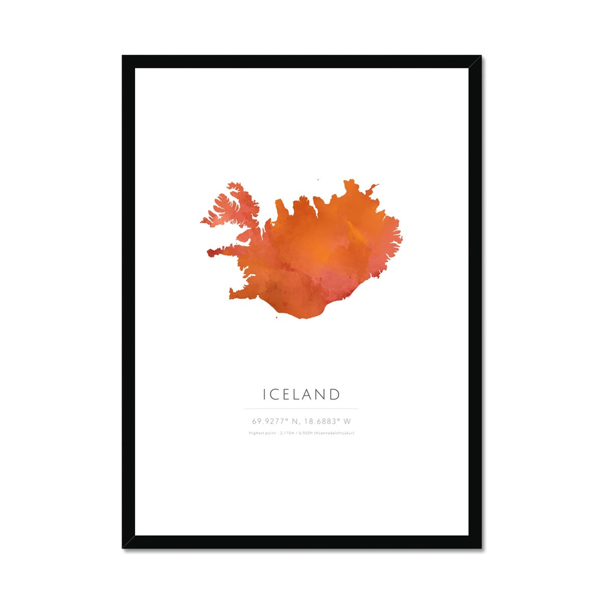 Iceland -  Framed & Mounted Print