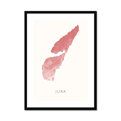 Jura -  Framed & Mounted Map