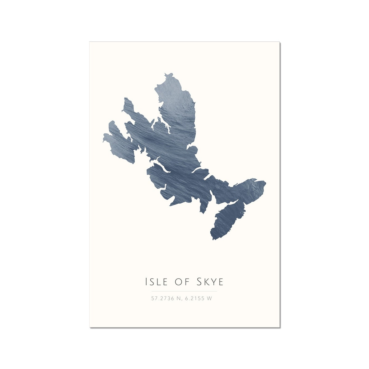 Isle of Skye -  Fine Art Map